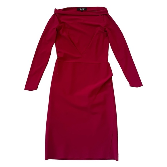 Chiara Boni La Petite Robe Bateau Neck Midi Dress Size 46 US 10 - Picture 4 of 11